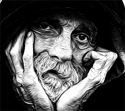B&W AirBrush Painting